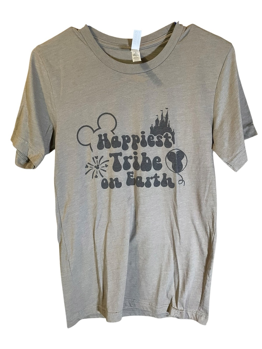 Bella Canvas Taupe Graphic Crewneck Tee